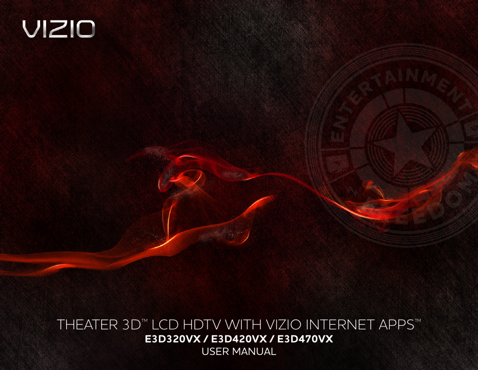 Vizio E3D420VX User Manual | 56 pages