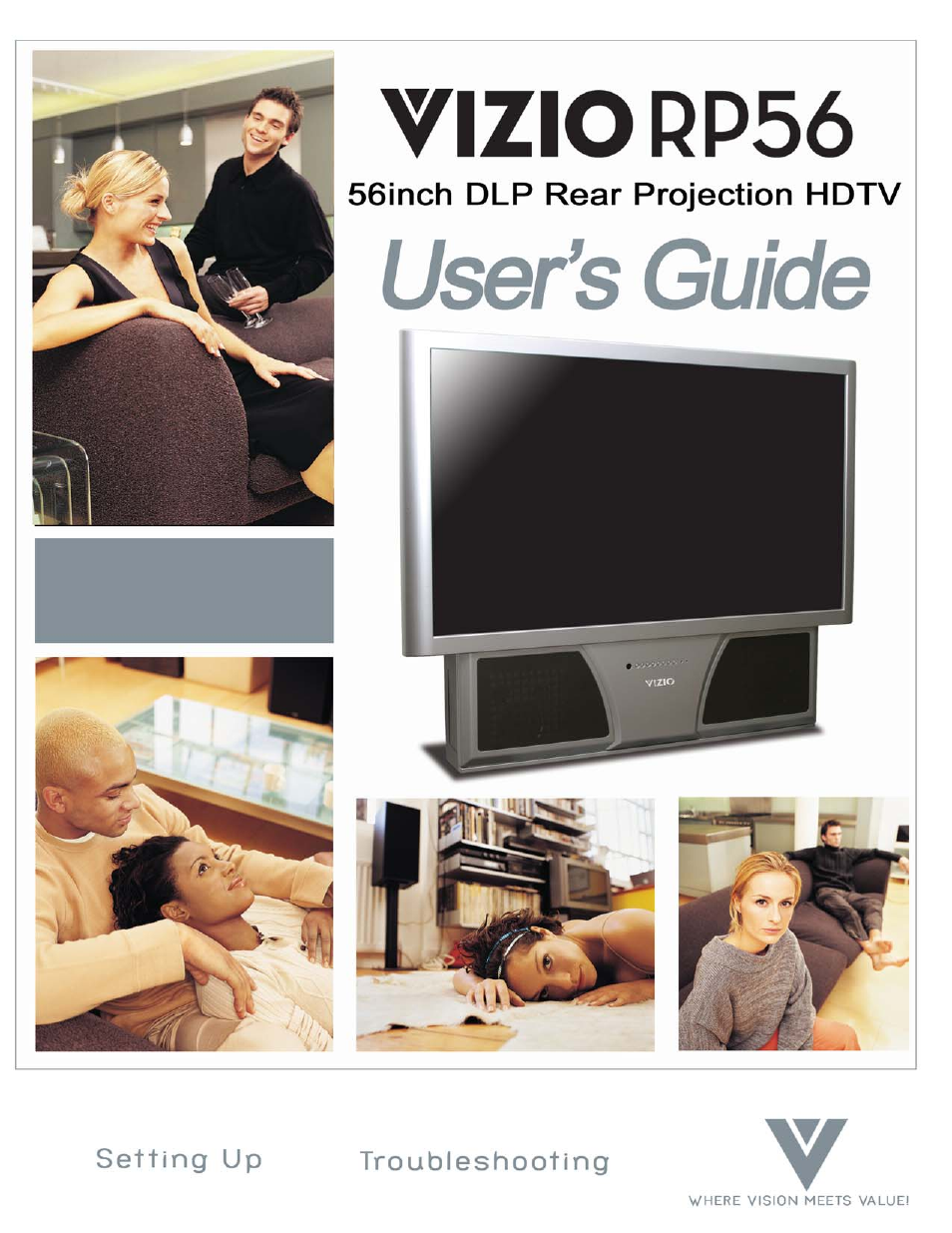 Vizio RP56 User Manual | 59 pages