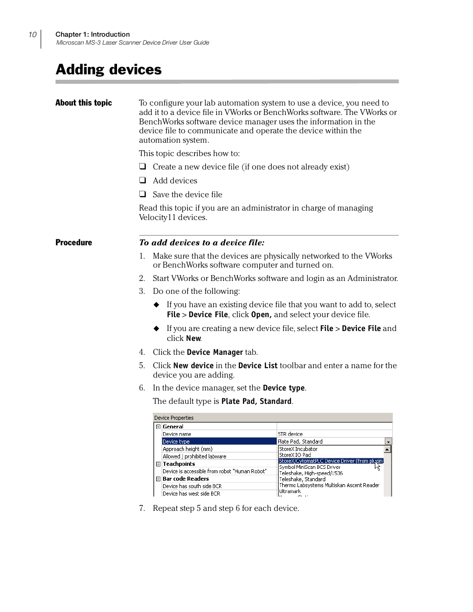 Adding devices | Velocity Micro MS-3 User Manual | Page 14 / 38