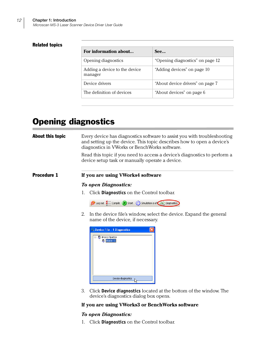 Opening diagnostics | Velocity Micro MS-3 User Manual | Page 16 / 38