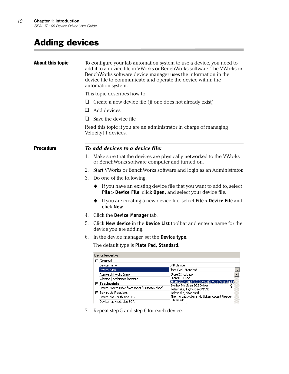 Adding devices | Velocity Micro SEAL-IT 100 User Manual | Page 14 / 38