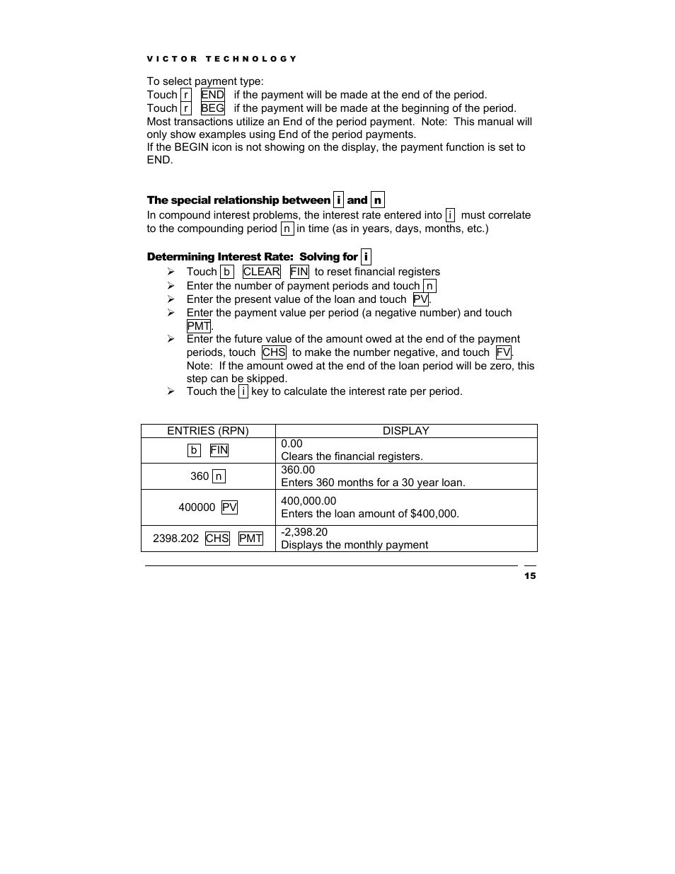 Victor Technology V12 User Manual | Page 15 / 73