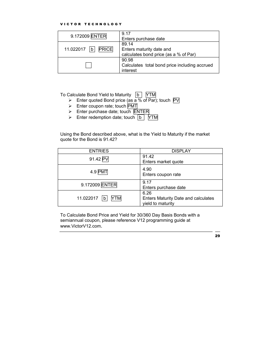 Victor Technology V12 User Manual | Page 29 / 73