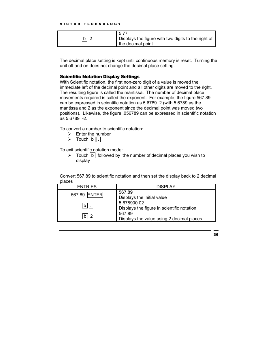 Victor Technology V12 User Manual | Page 36 / 73