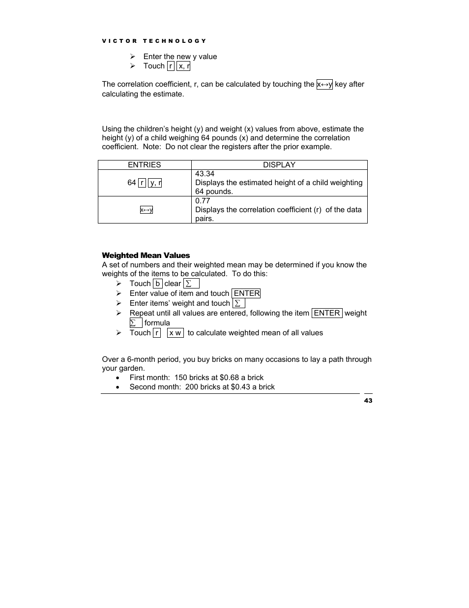 Victor Technology V12 User Manual | Page 43 / 73