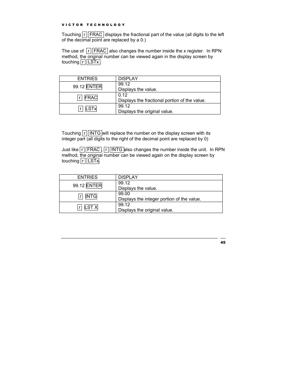 Victor Technology V12 User Manual | Page 45 / 73