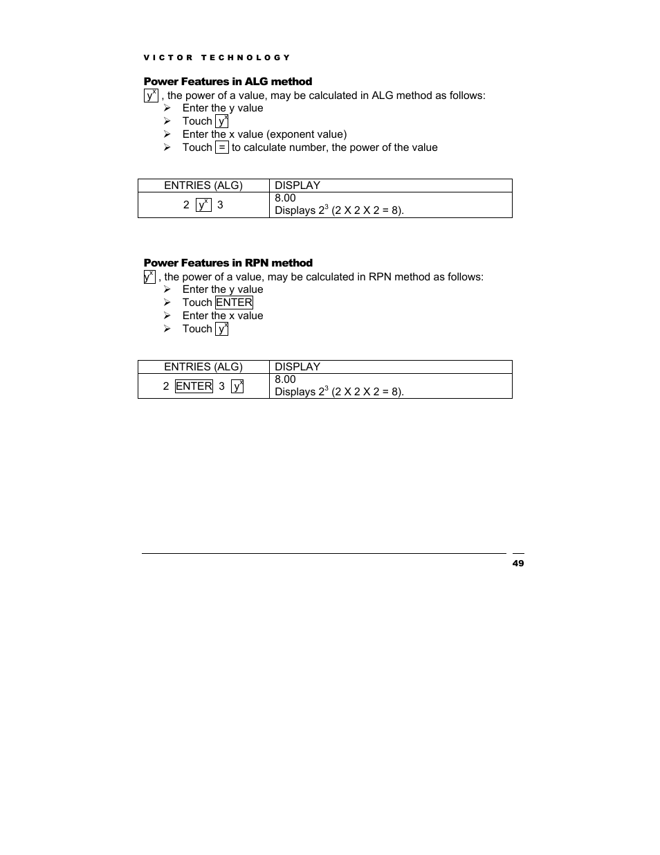 Victor Technology V12 User Manual | Page 49 / 73