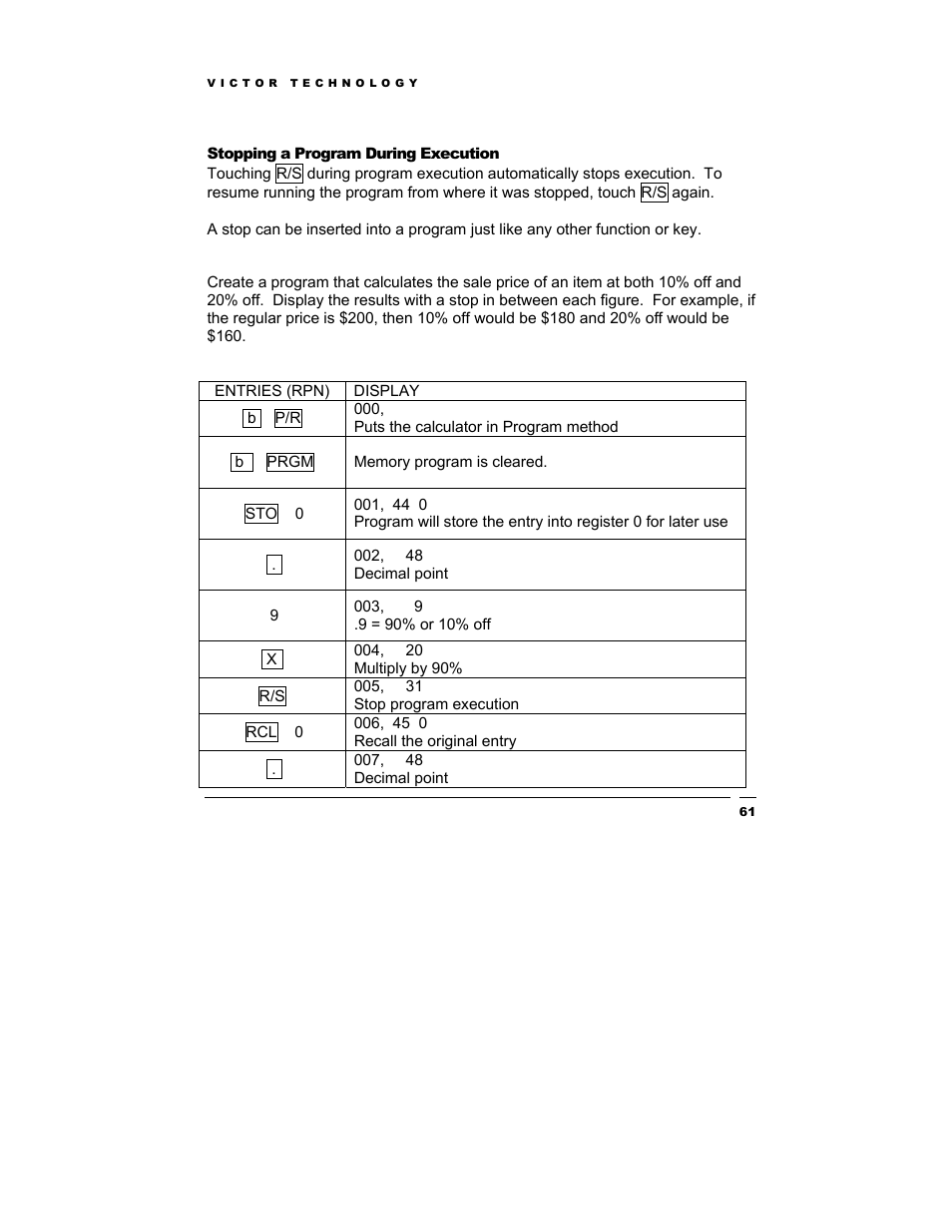 Victor Technology V12 User Manual | Page 61 / 73