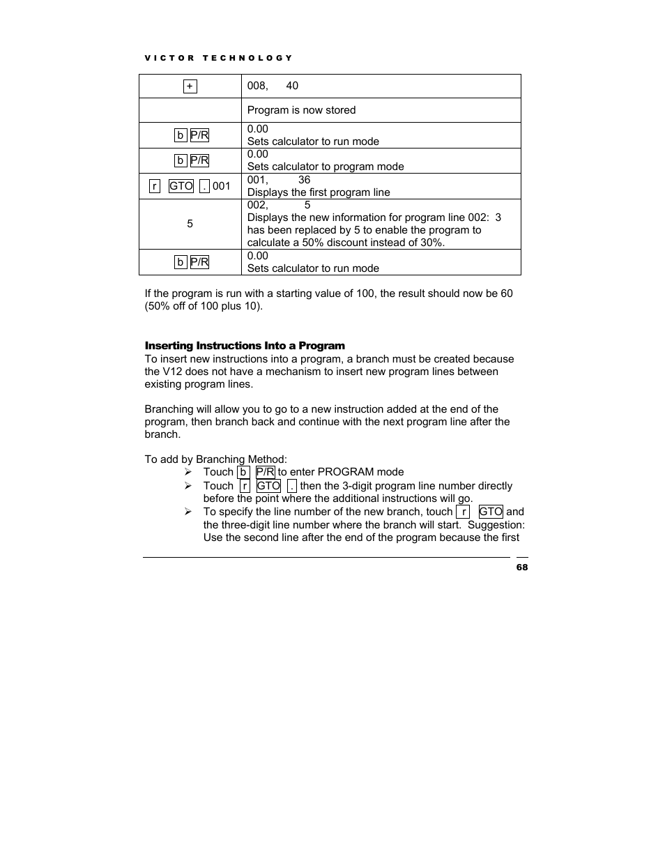 Victor Technology V12 User Manual | Page 68 / 73