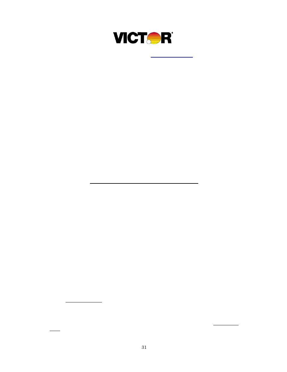Victor Technology 1260-3 User Manual | Page 32 / 34