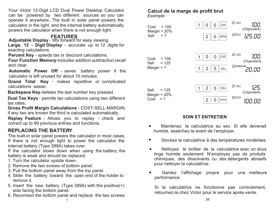 Victor Technology 1200-4 User Manual | Page 2 / 14