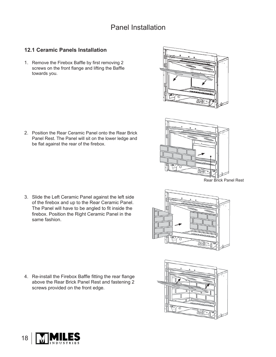 Panel installation | Valor Auto Companion Inc. 739DVN User Manual | Page 18 / 31