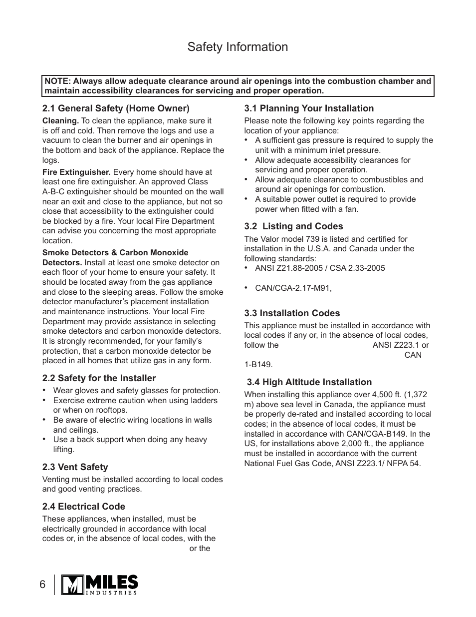 Safety information | Valor Auto Companion Inc. 739DVN User Manual | Page 6 / 31