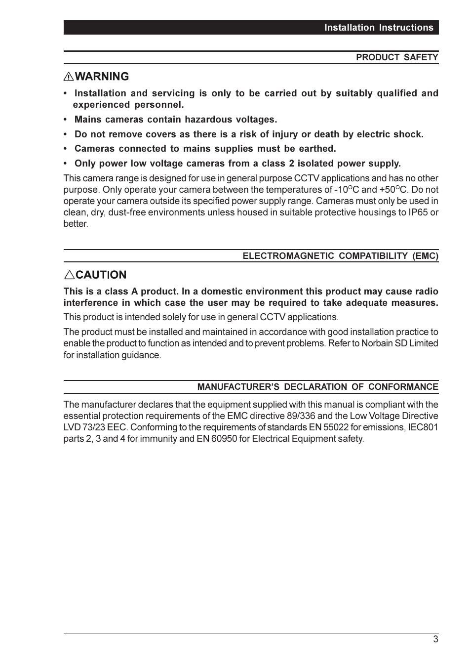 Vista VPC9030 User Manual | Page 3 / 12