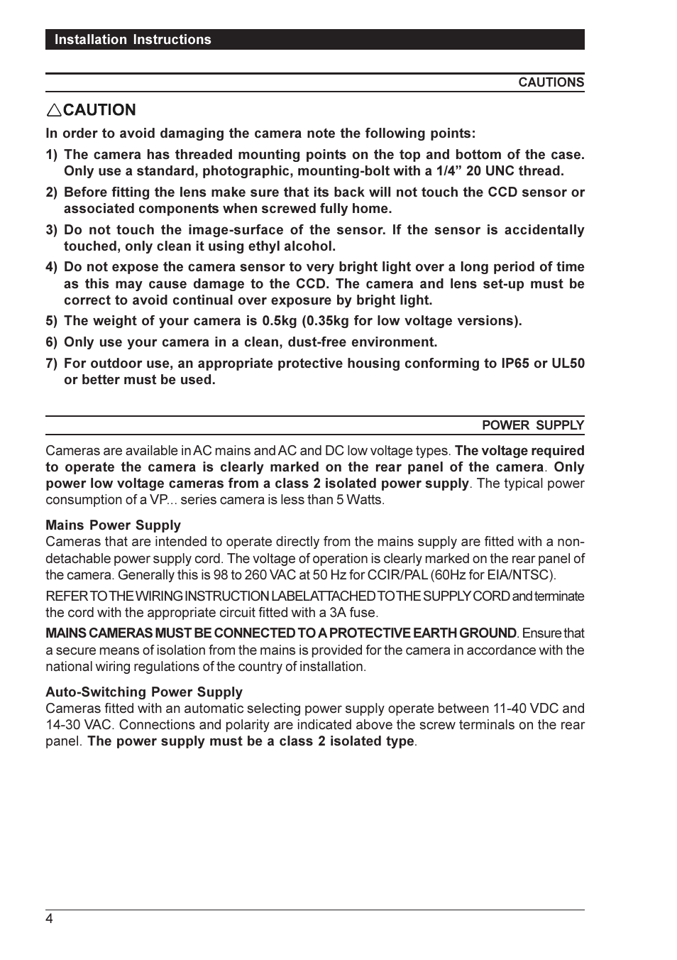 Vista VPC9030 User Manual | Page 4 / 12