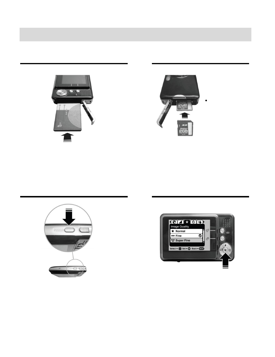 Quick setup | Vivitar VIVICAM T030 User Manual | Page 5 / 60