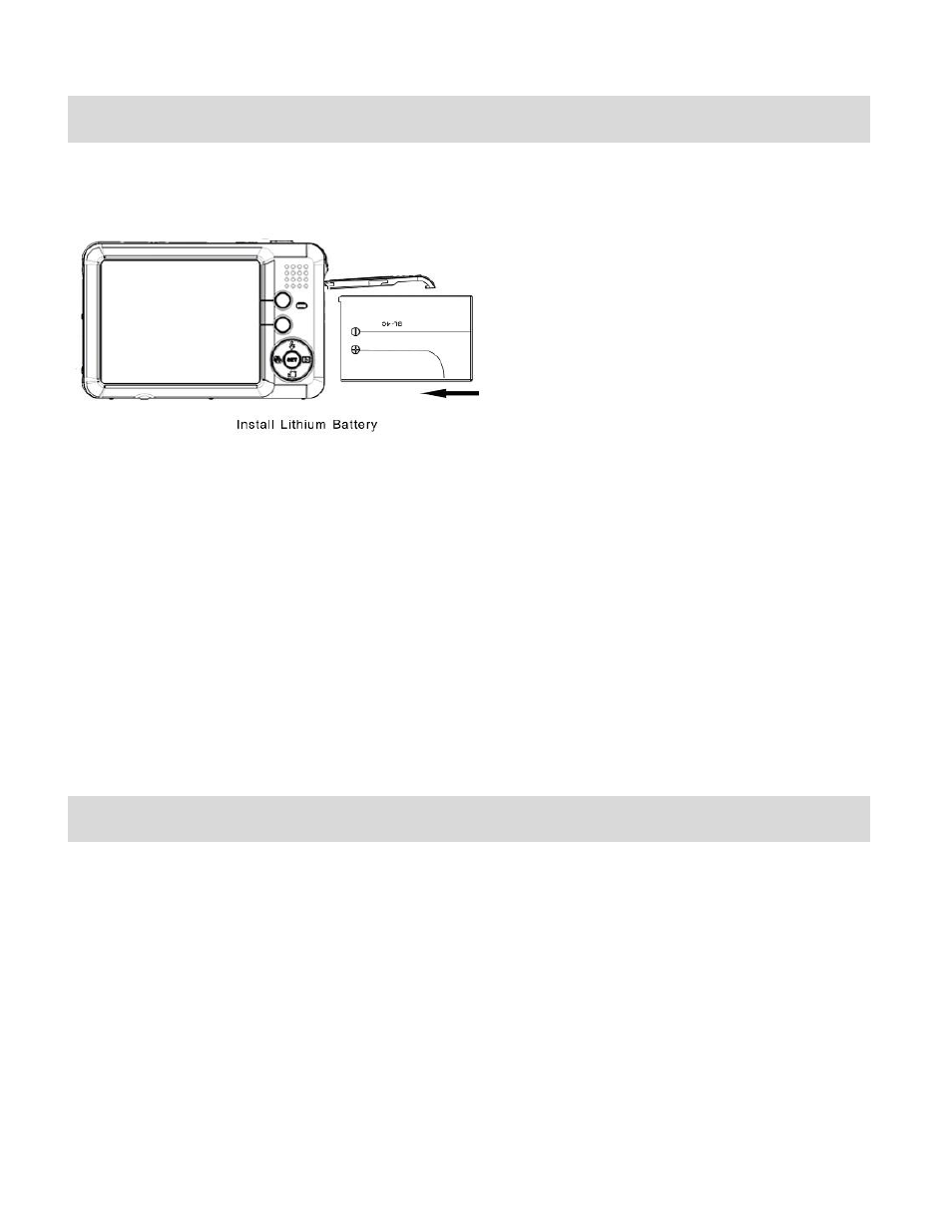 Charging the lithium battery, Initial camera setup | Vivitar VIVICAM T030 User Manual | Page 9 / 60