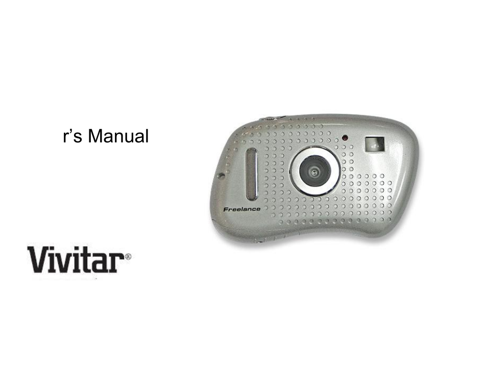 Vivitar VS18B User Manual | 26 pages
