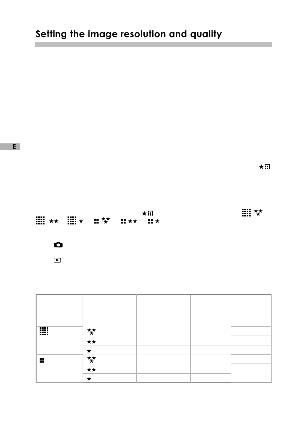 Setting the image resolution, And quality, Setting the image resolution and quality | Vivitar V3625 User Manual | Page 17 / 47