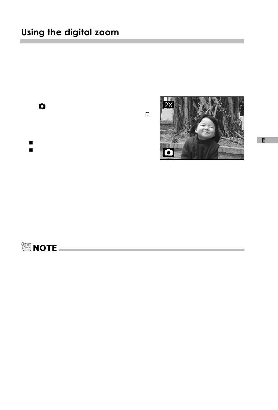 Using the digital zoom, Using the self-timer | Vivitar V3625 User Manual | Page 20 / 47