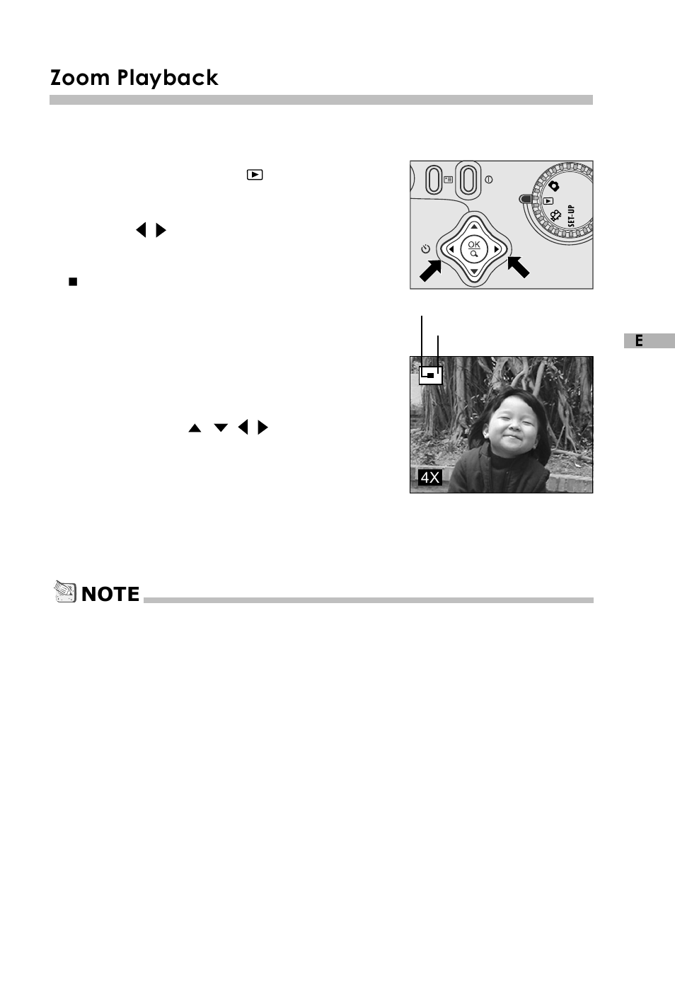 Zoom playback, Displaying thumbnail images | Vivitar V3625 User Manual | Page 26 / 47