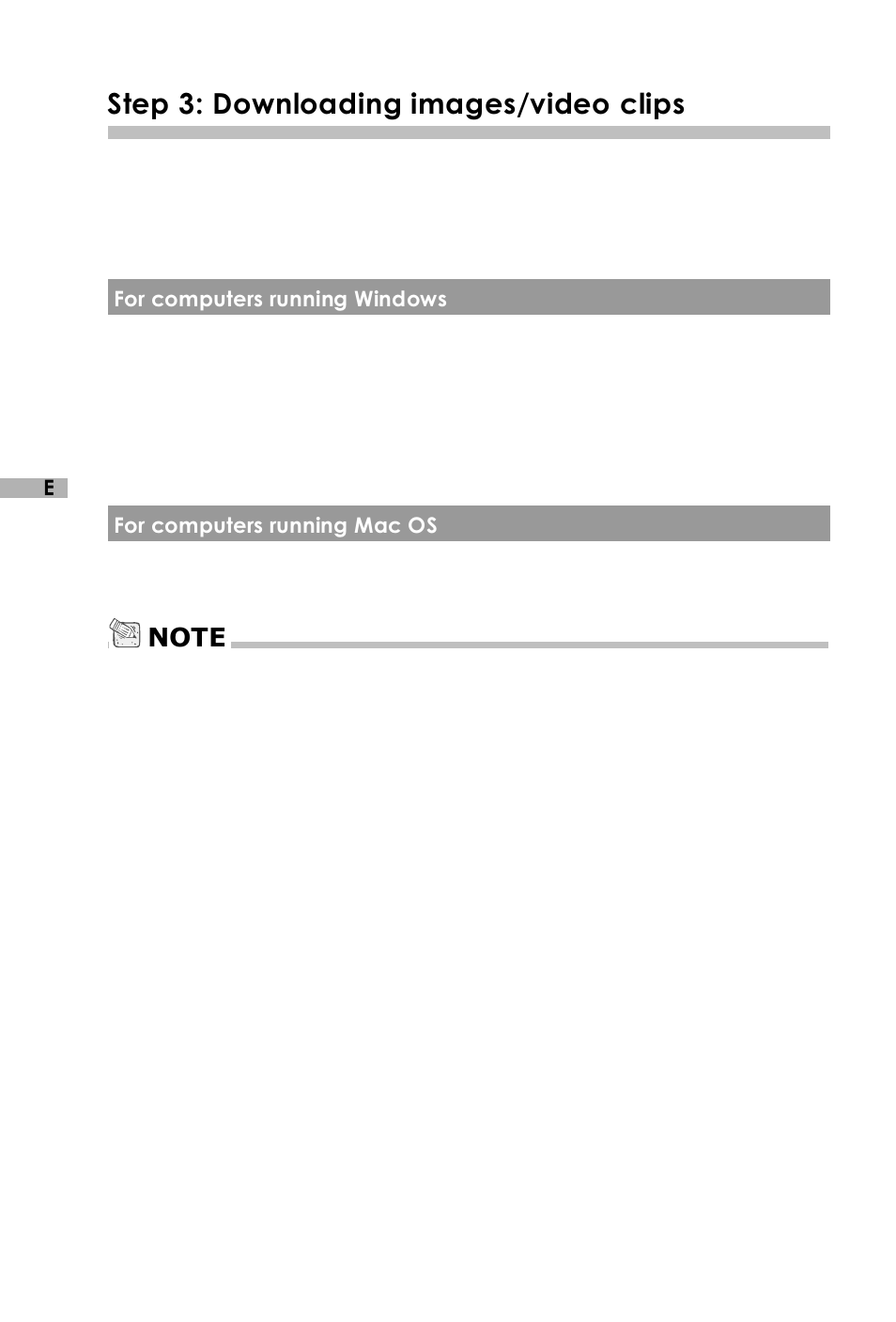 Step 3: downloading images/video clips | Vivitar V3625 User Manual | Page 33 / 47