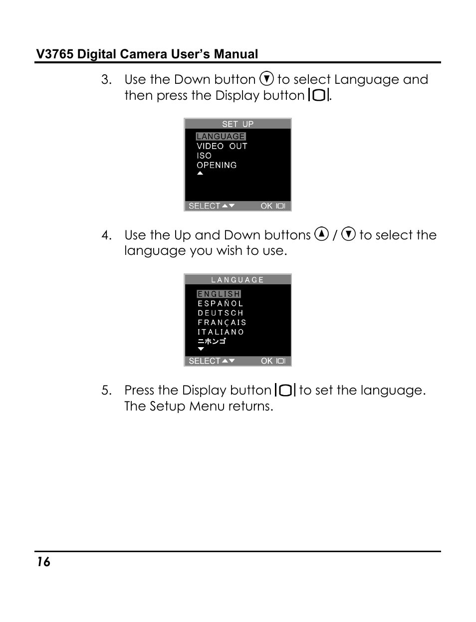 Vivitar 3765 User Manual | Page 20 / 55