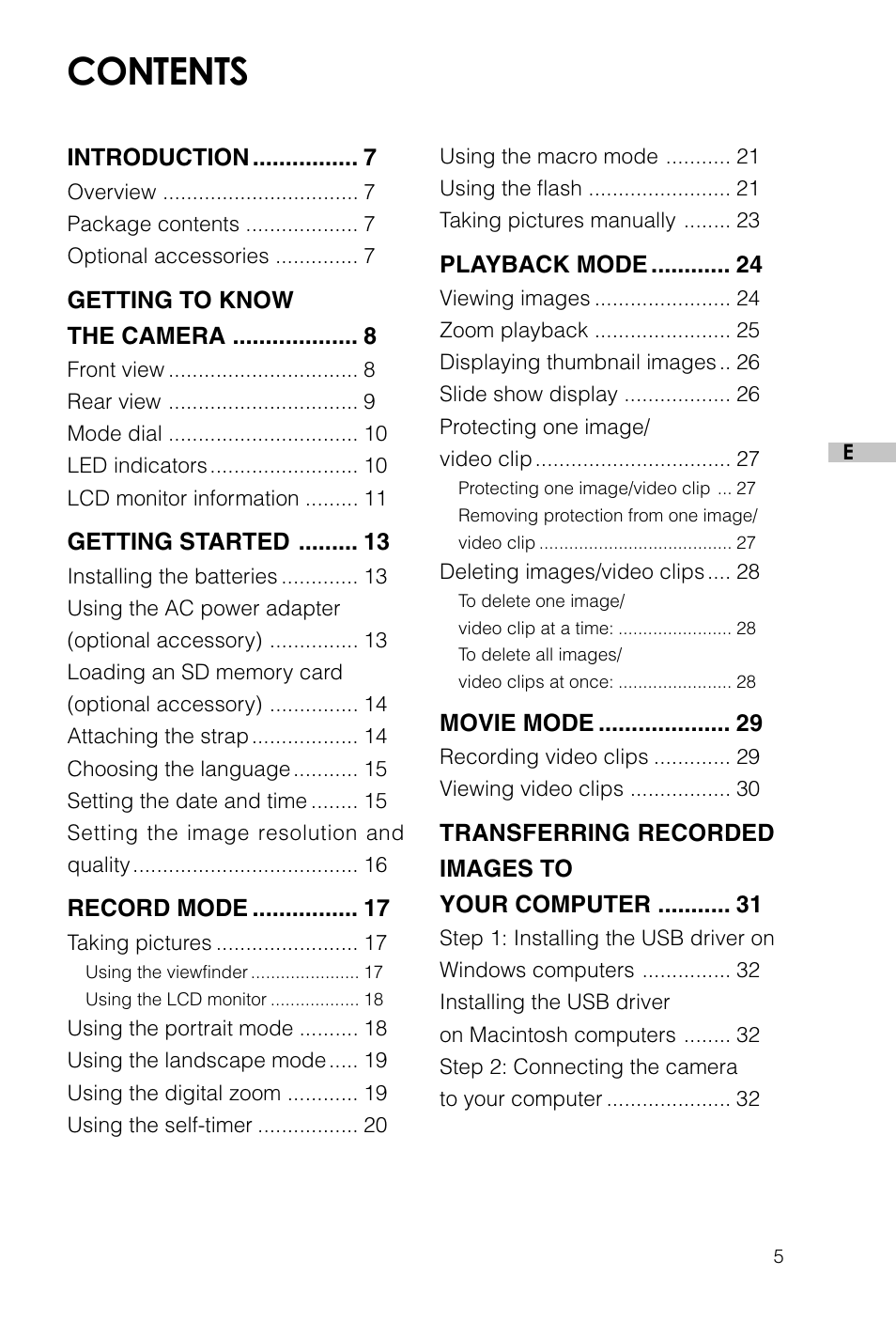 Vivitar Vivicam 3715 User Manual | Page 6 / 47