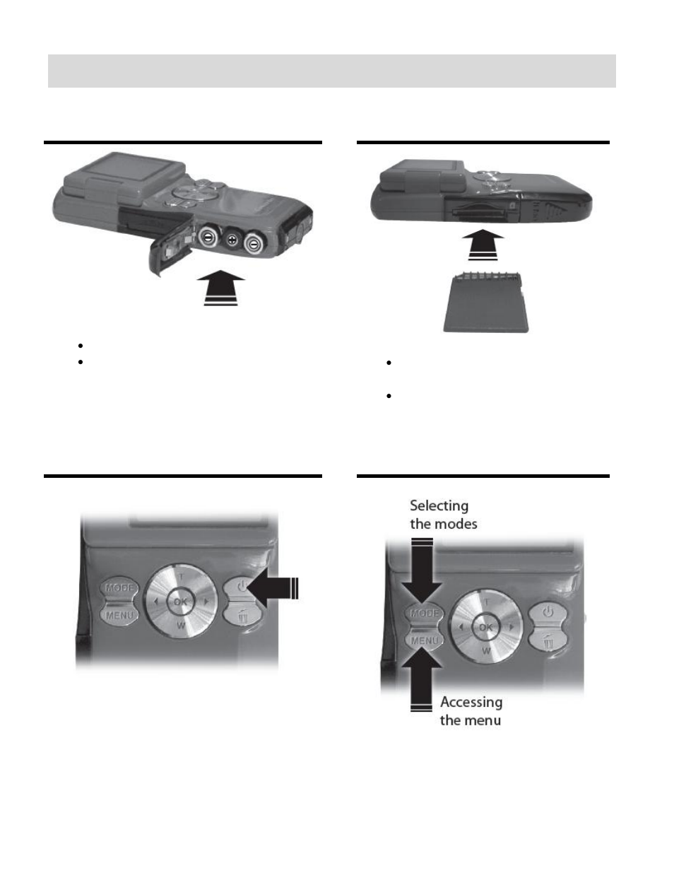 Initial camcorder setup | Vivitar Digital with Camera DVR 426HDv2 User Manual | Page 5 / 37