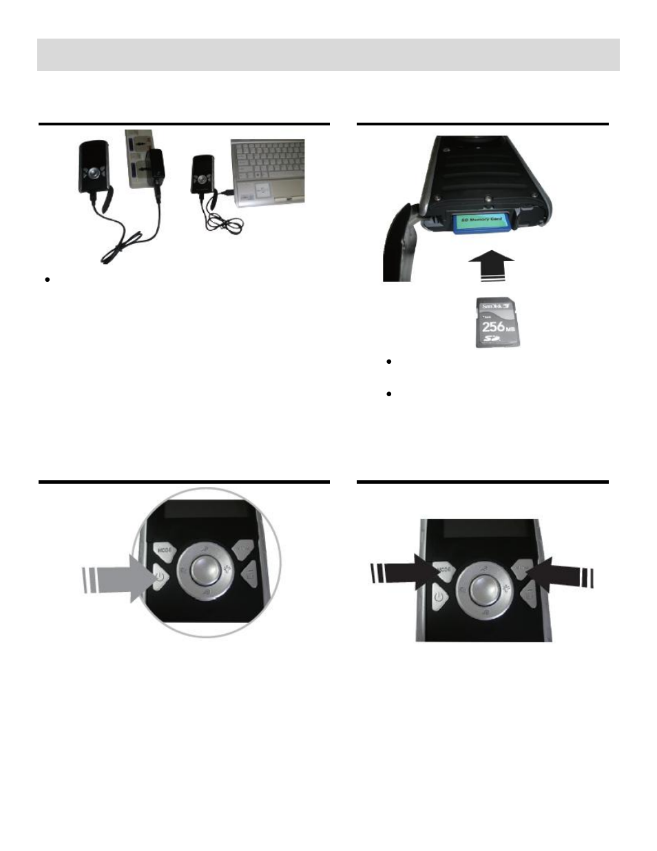 Initial camera setup | Vivitar 690HD User Manual | Page 7 / 57