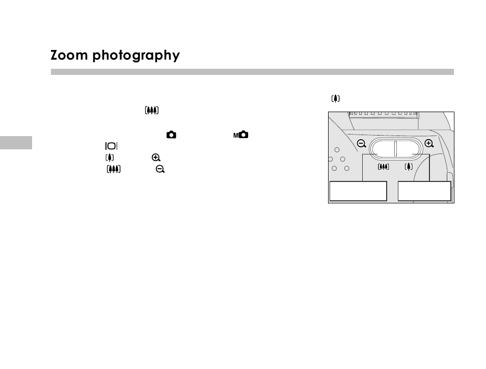 Zoom photography | Vivitar 3665 User Manual | Page 23 / 60