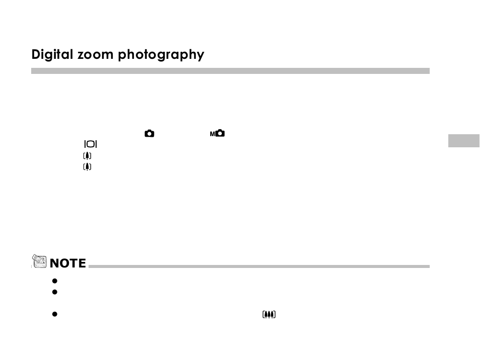 Digital zoom photography | Vivitar 3665 User Manual | Page 24 / 60