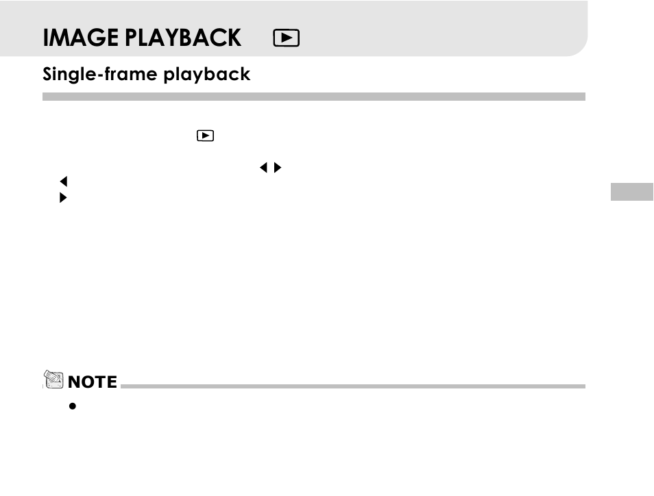 Image playback, Single-frame playback | Vivitar 3665 User Manual | Page 34 / 60