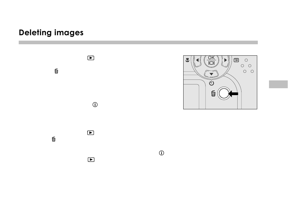 Deleting images | Vivitar 3665 User Manual | Page 38 / 60