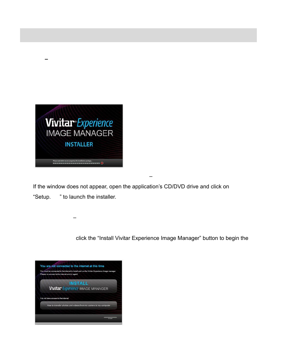 Installing the software | Vivitar VIVICAM X027 User Manual | Page 57 / 63