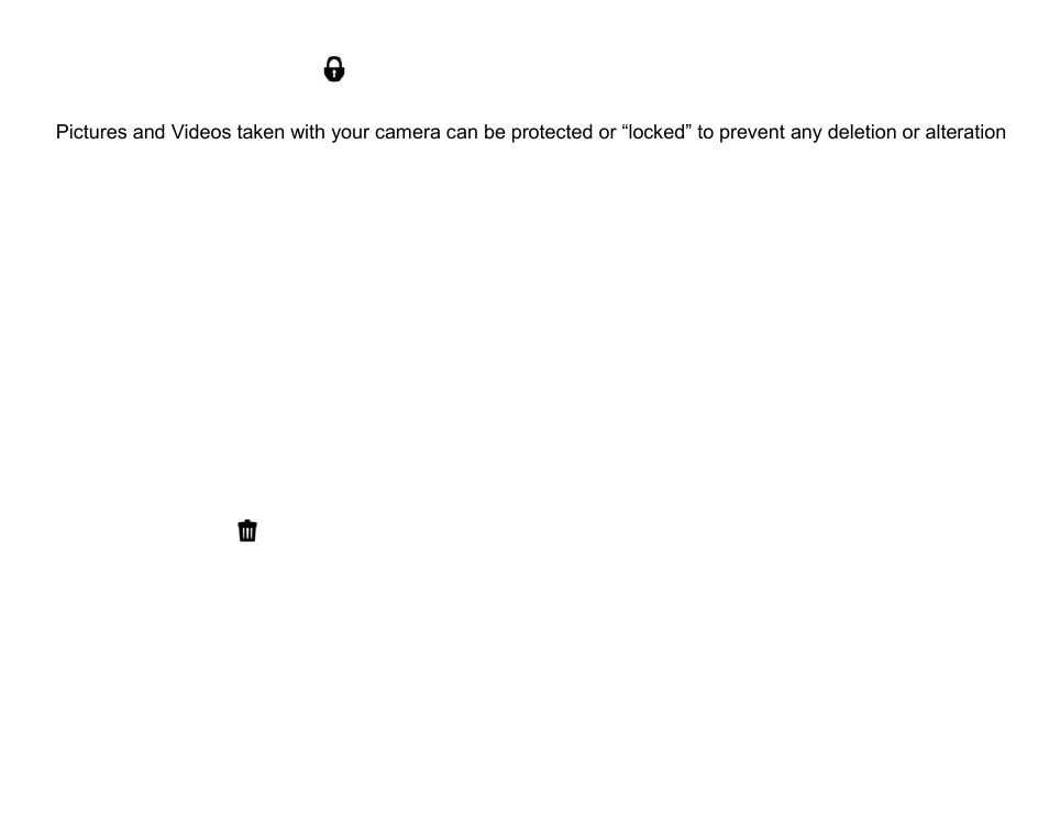 Protect/lock menu, Delete menu | Vivitar DVR 910HD User Manual | Page 32 / 74