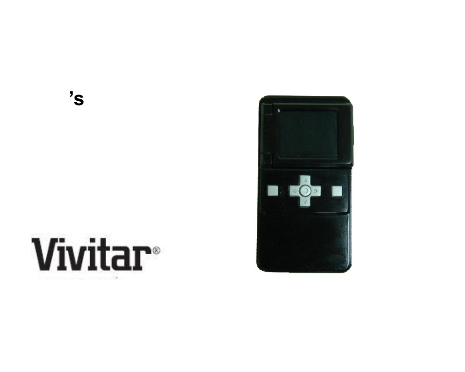 Vivitar DVR-410 User Manual | 32 pages