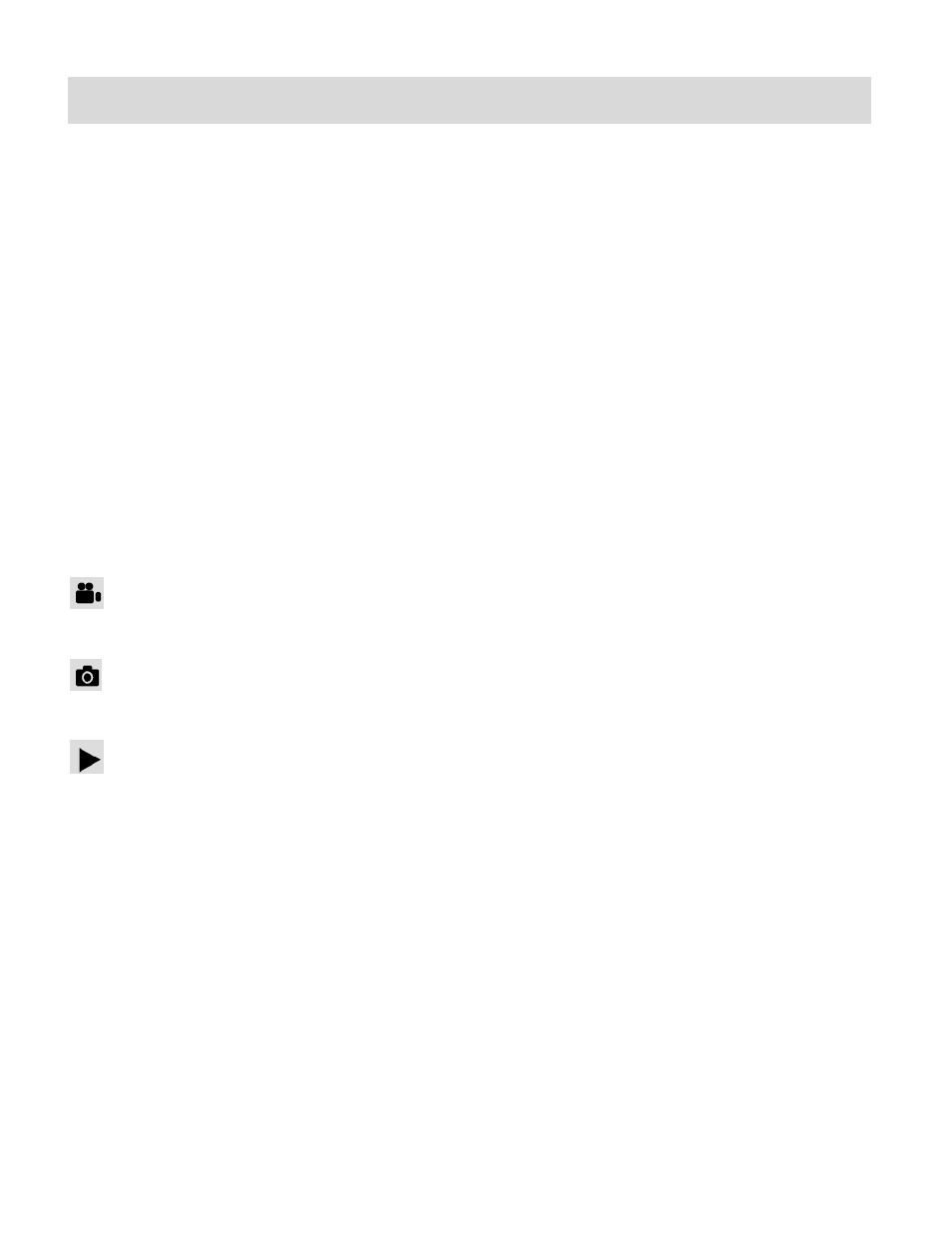 Changing camera mode | Vivitar VIVICAM 620HD User Manual | Page 12 / 60