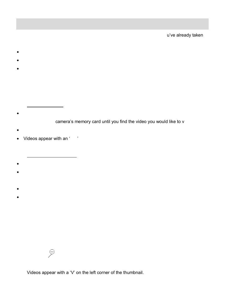 Video playback mode | Vivitar VIVICAM 620HD User Manual | Page 28 / 60