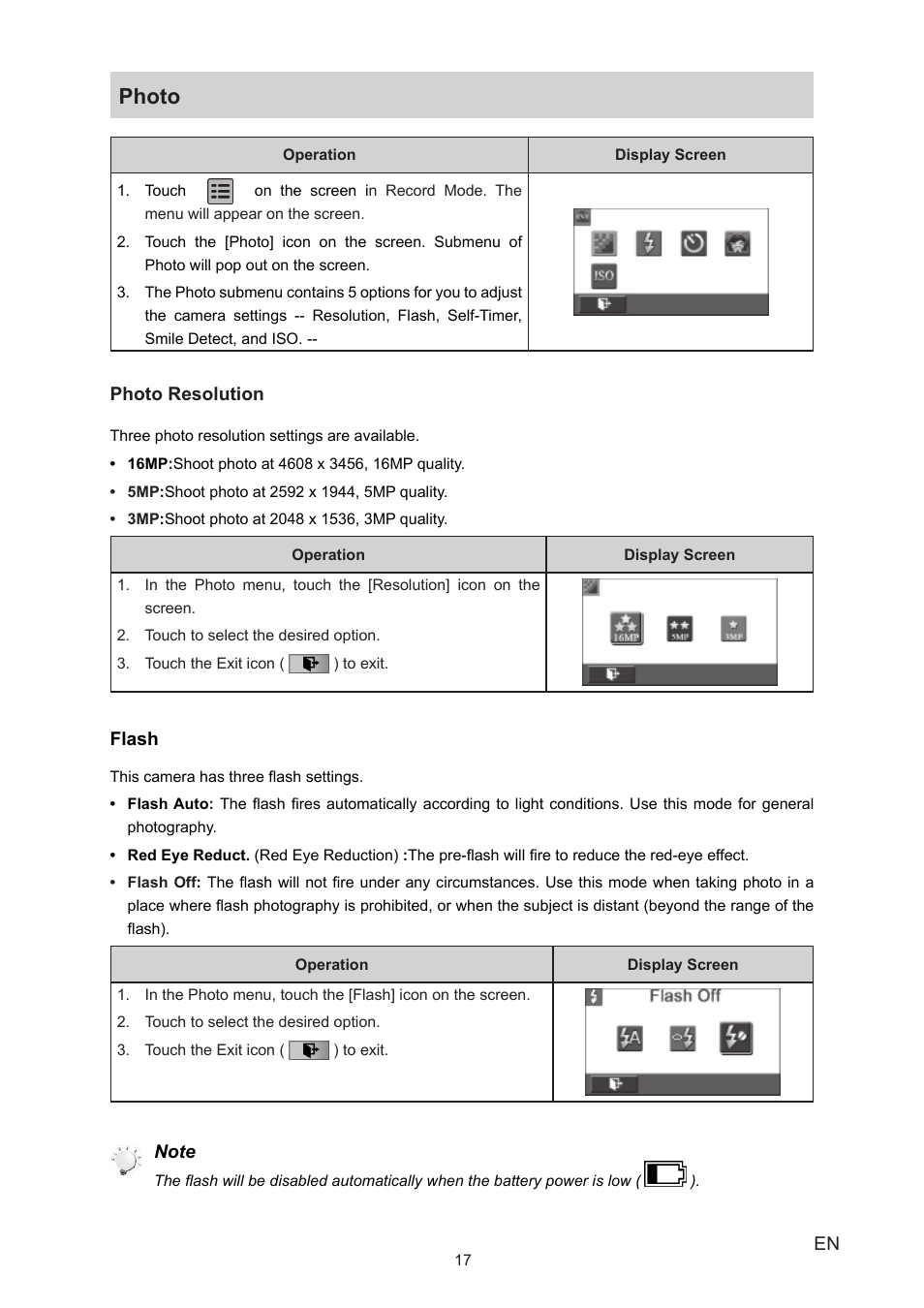 Photo | Vivitar 990HD User Manual | Page 17 / 39