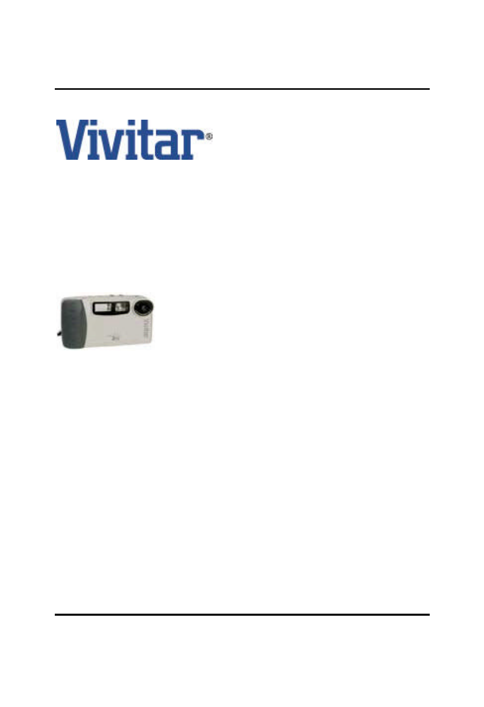 Vivitar Vivicam 2755 User Manual | 22 pages