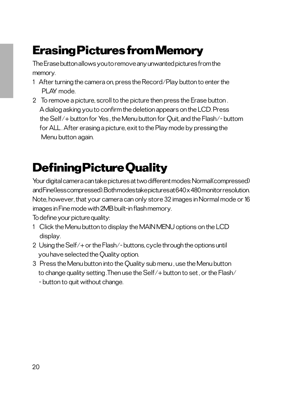 Defining picture quality | Vivitar Vivicam 2755 User Manual | Page 15 / 22