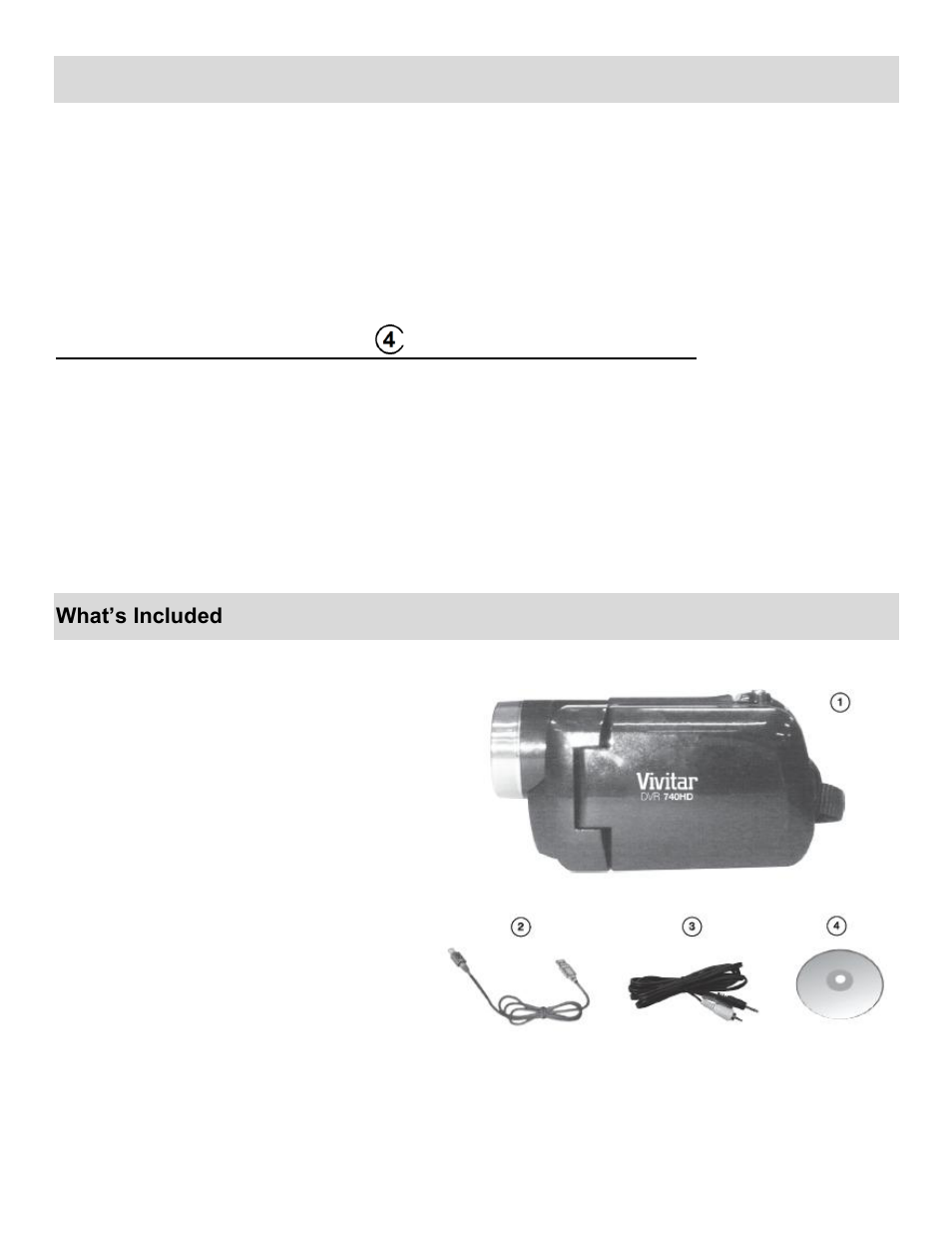 Introduction, What‟s included | Vivitar DVR 740HD User Manual | Page 3 / 30