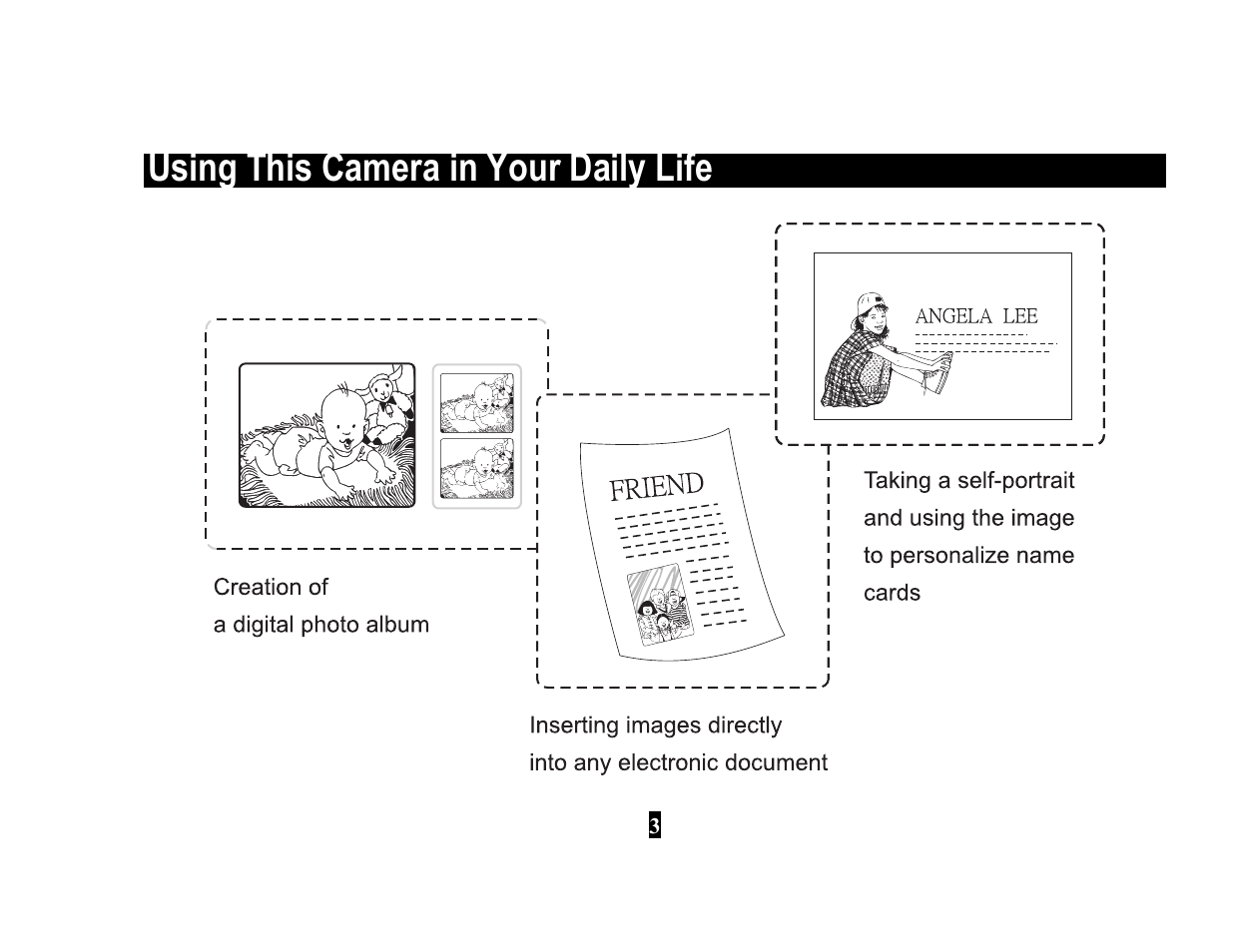 Using this camera in your daily life | Vivitar 3615 User Manual | Page 15 / 65