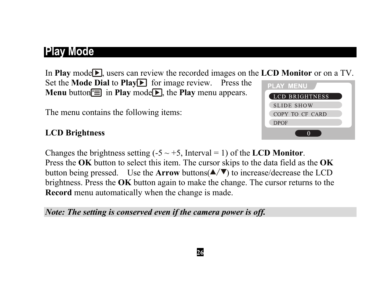 Play mode | Vivitar 3615 User Manual | Page 38 / 65