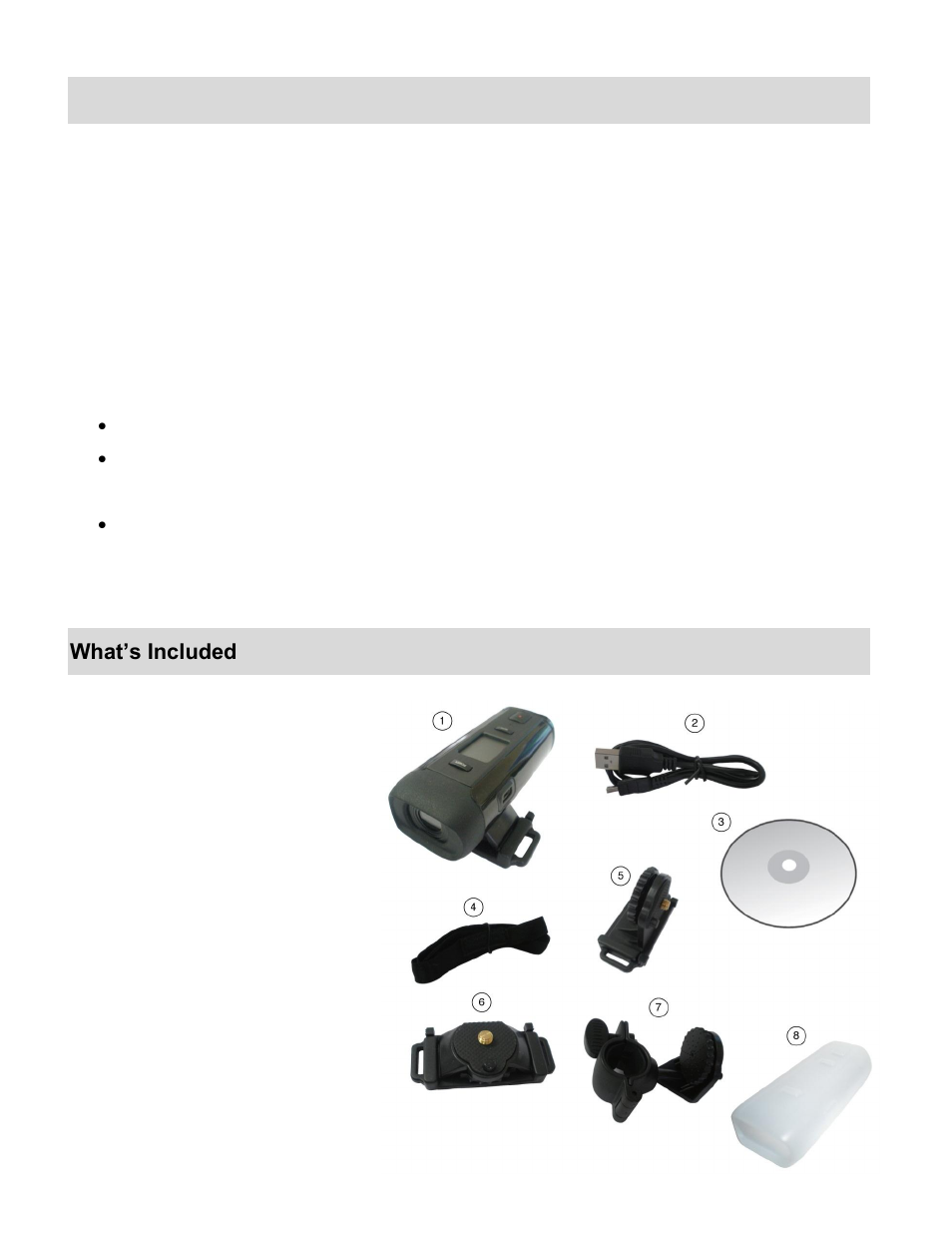 Introduction, What’s included | Vivitar DIGITAL HELMET DVR 480 User Manual | Page 3 / 22