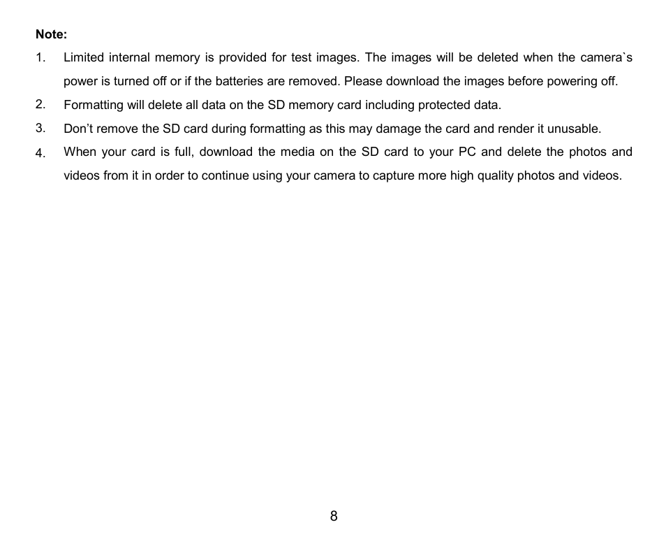 Vivitar ViviCam 8324 User Manual | Page 9 / 65