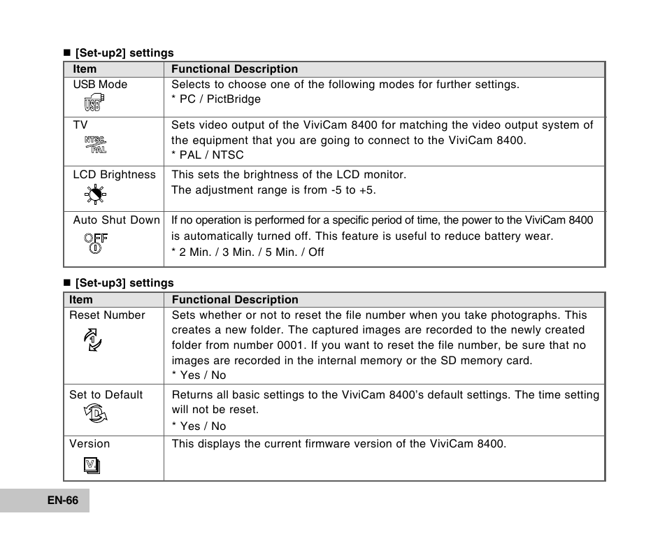 Vivitar Tripod/Video Equipment User Manual | Page 66 / 70