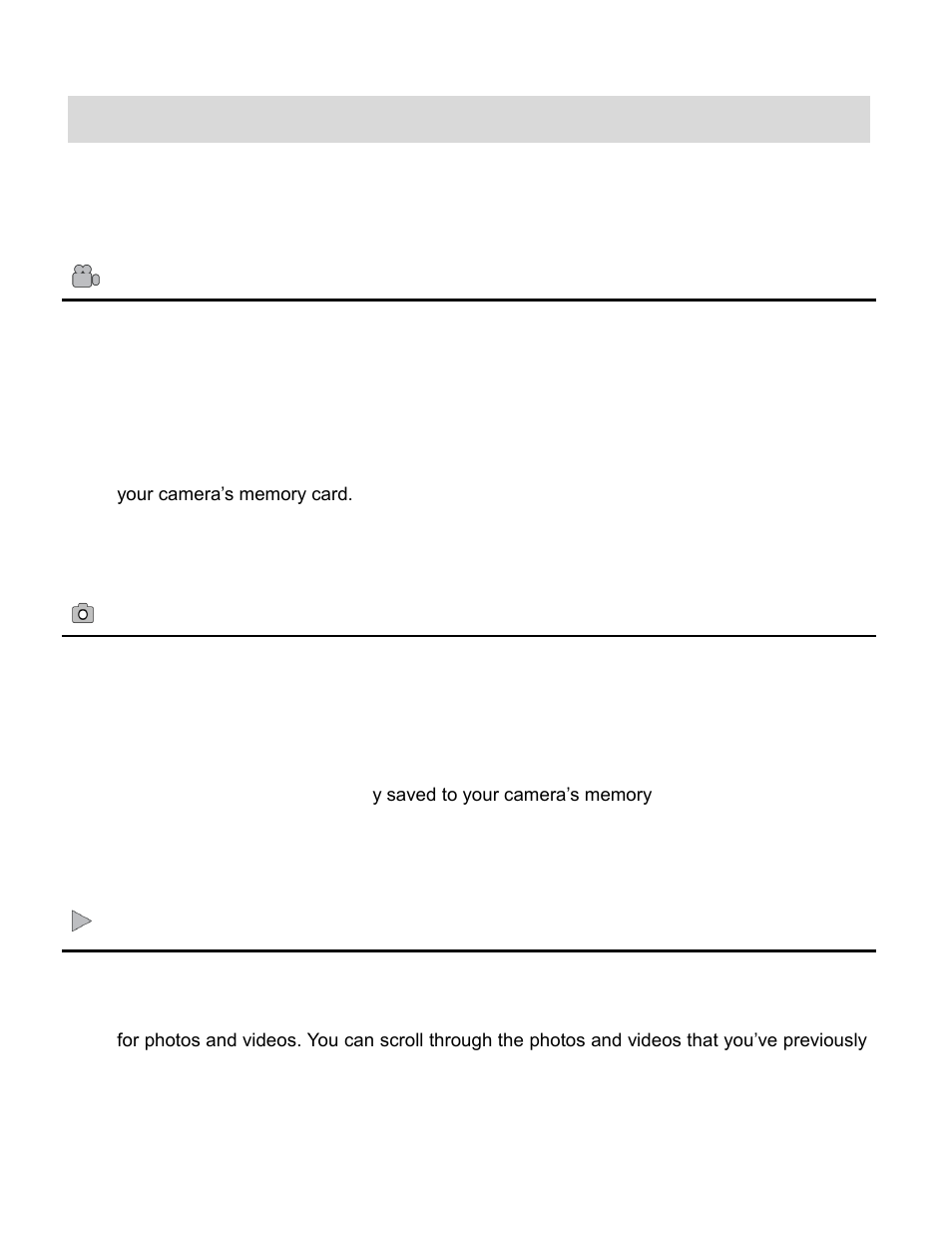 Main camera modes | Vivitar Dvr560 User Manual | Page 8 / 48