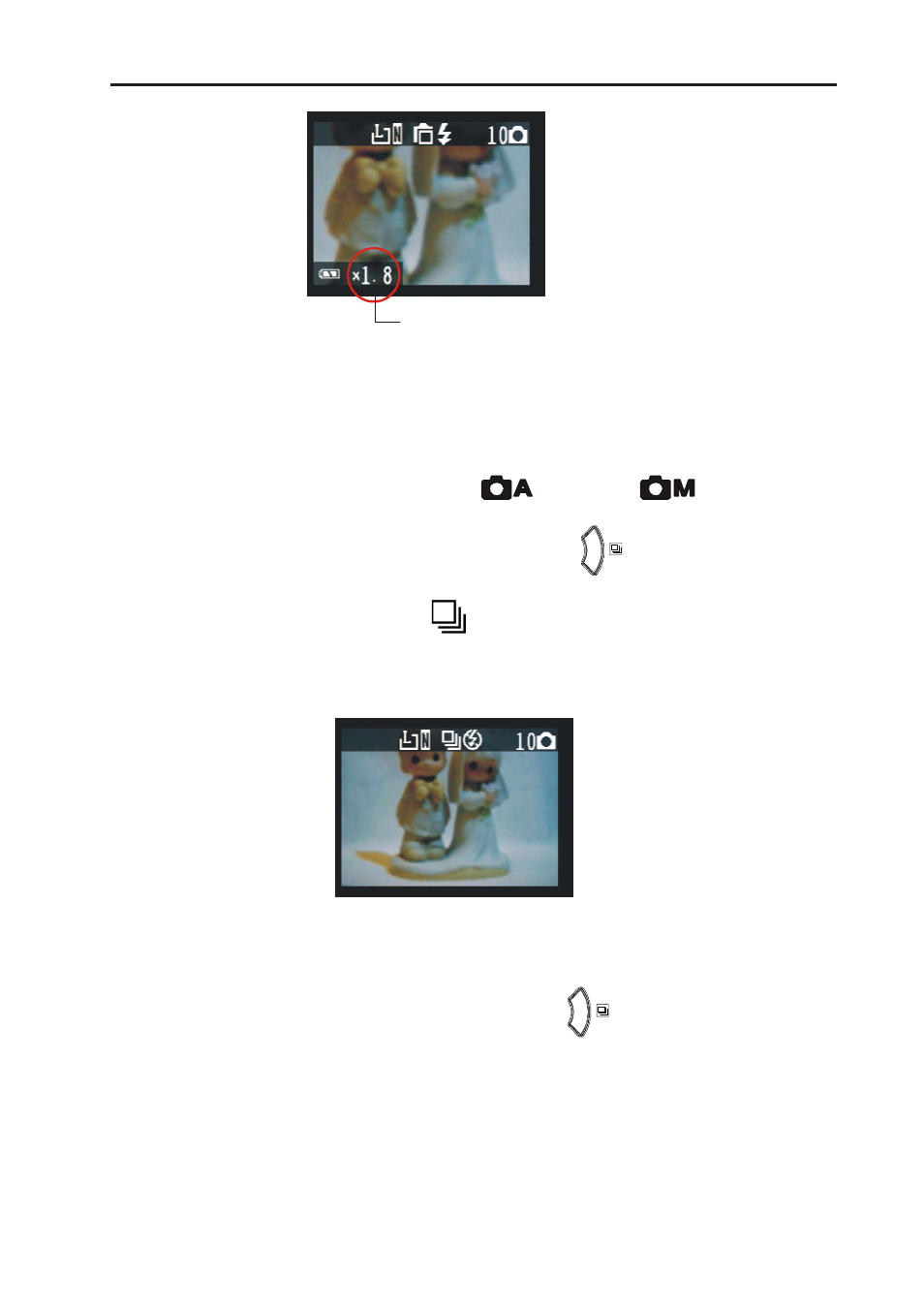 Continuous shutter mode | Vivitar ViviCam 3730 User Manual | Page 31 / 61